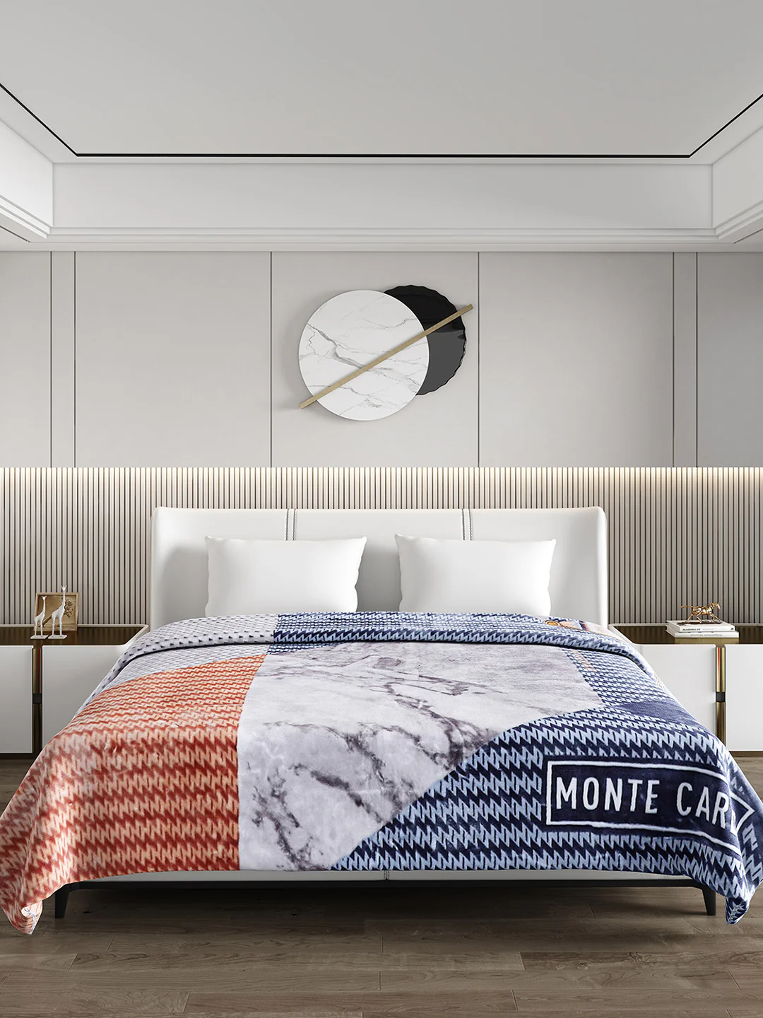 Printed Double Bed Blanket for Heavy Winter -2 Ply - Image 2
