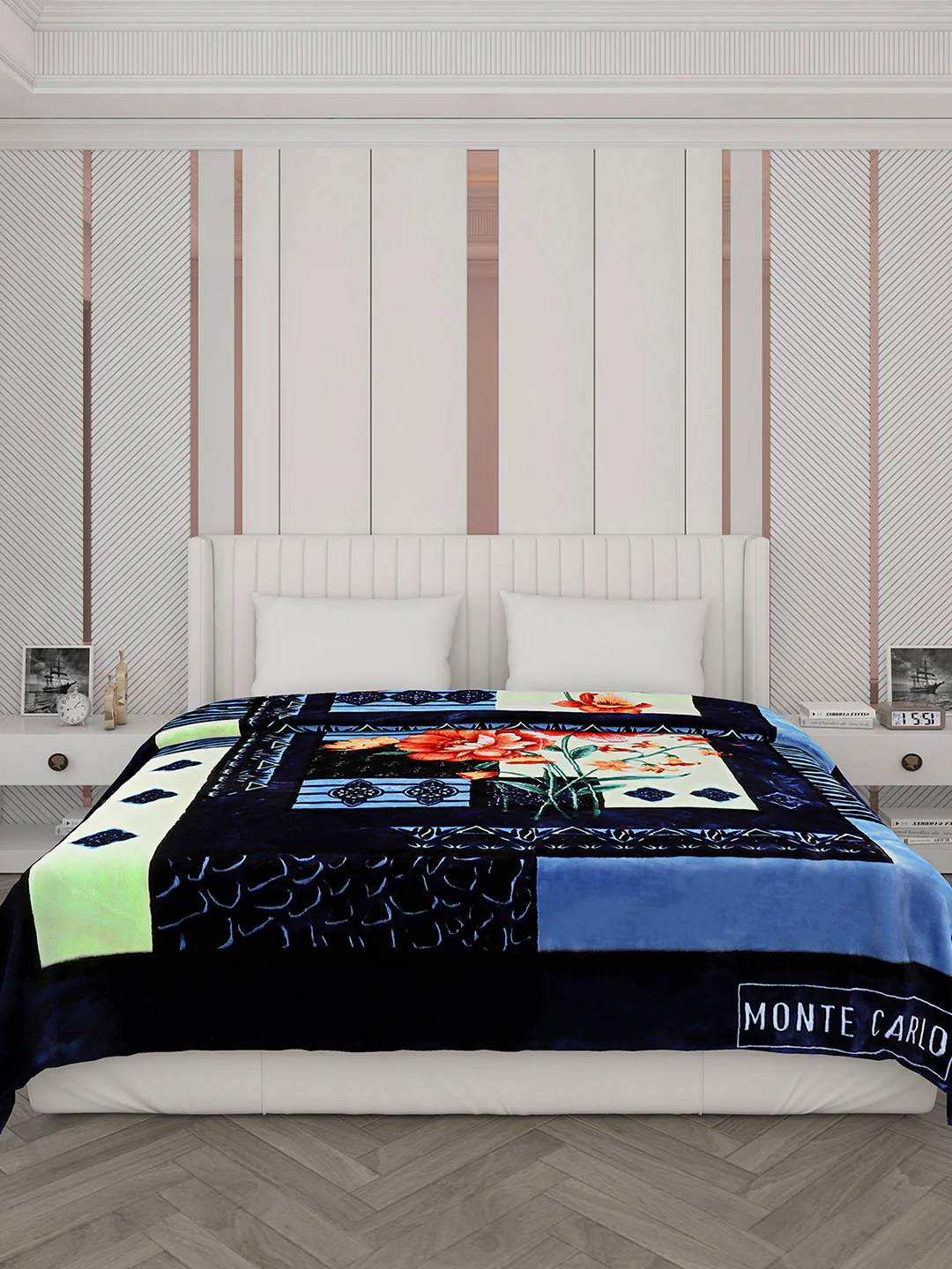 Printed Double Bed Blanket for Heavy Winter -2 Ply - Image 2