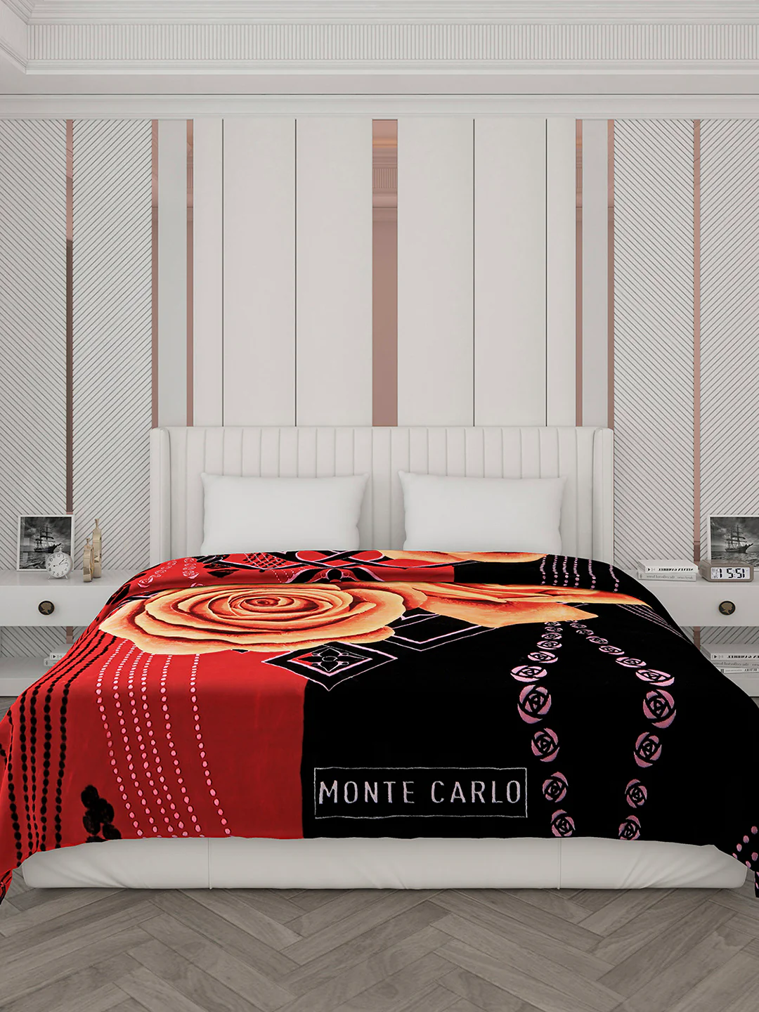 Printed Double Bed Blanket for Heavy Winter -2 Ply - Image 2