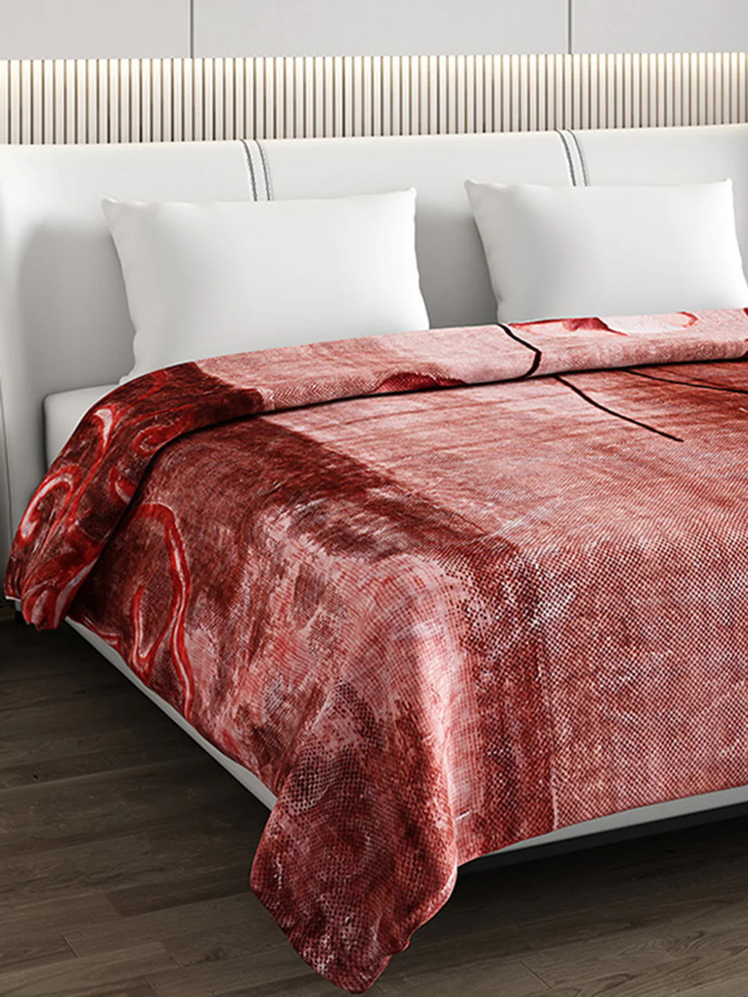 Printed Double Bed Blanket for Heavy Winter -2 Ply - Image 4
