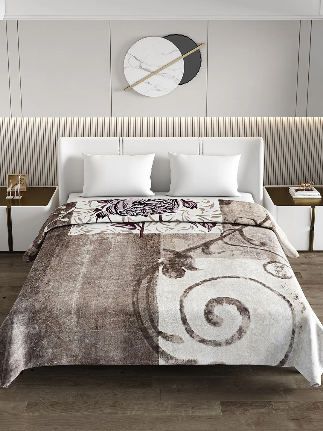 Printed Double Bed Blanket for Heavy Winter -2 Ply - Image 3