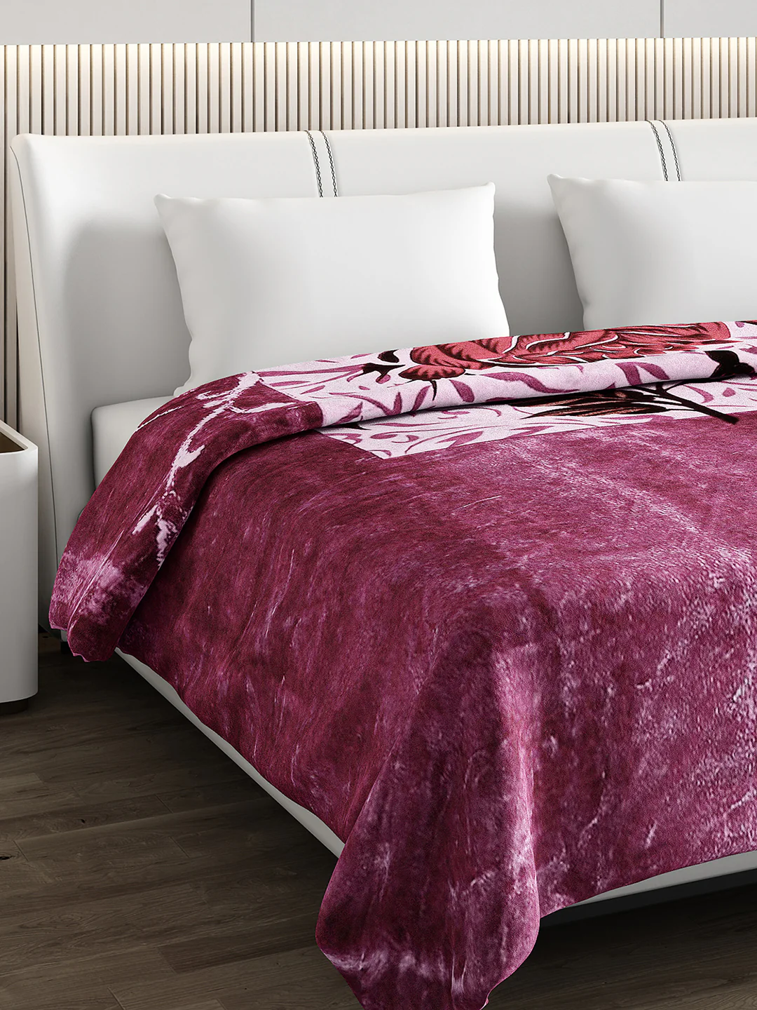Printed Double Bed Blanket for Heavy Winter -2 Ply - Image 4