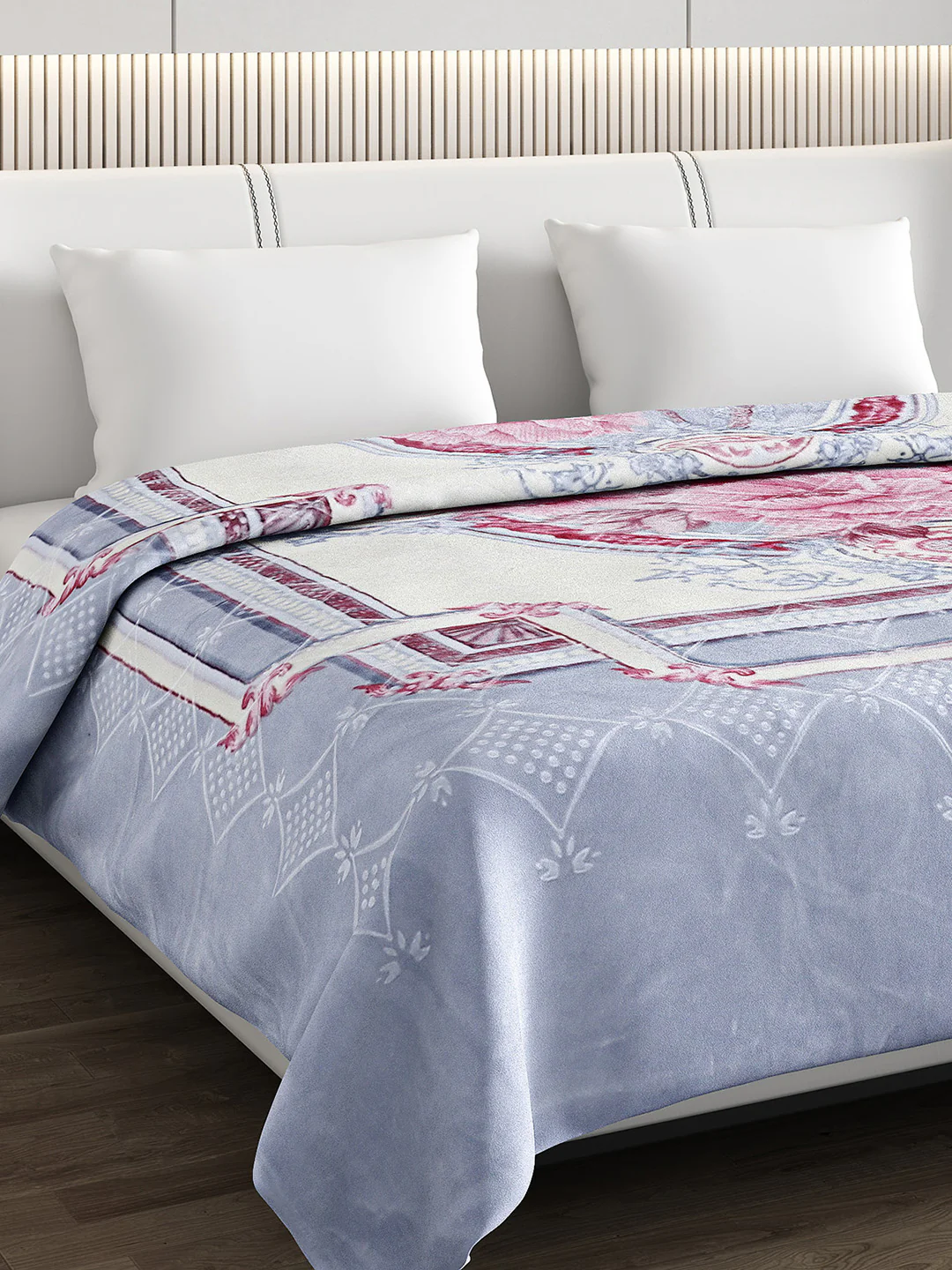 Printed Double Bed Blanket for Heavy Winter -2 Ply - Image 6