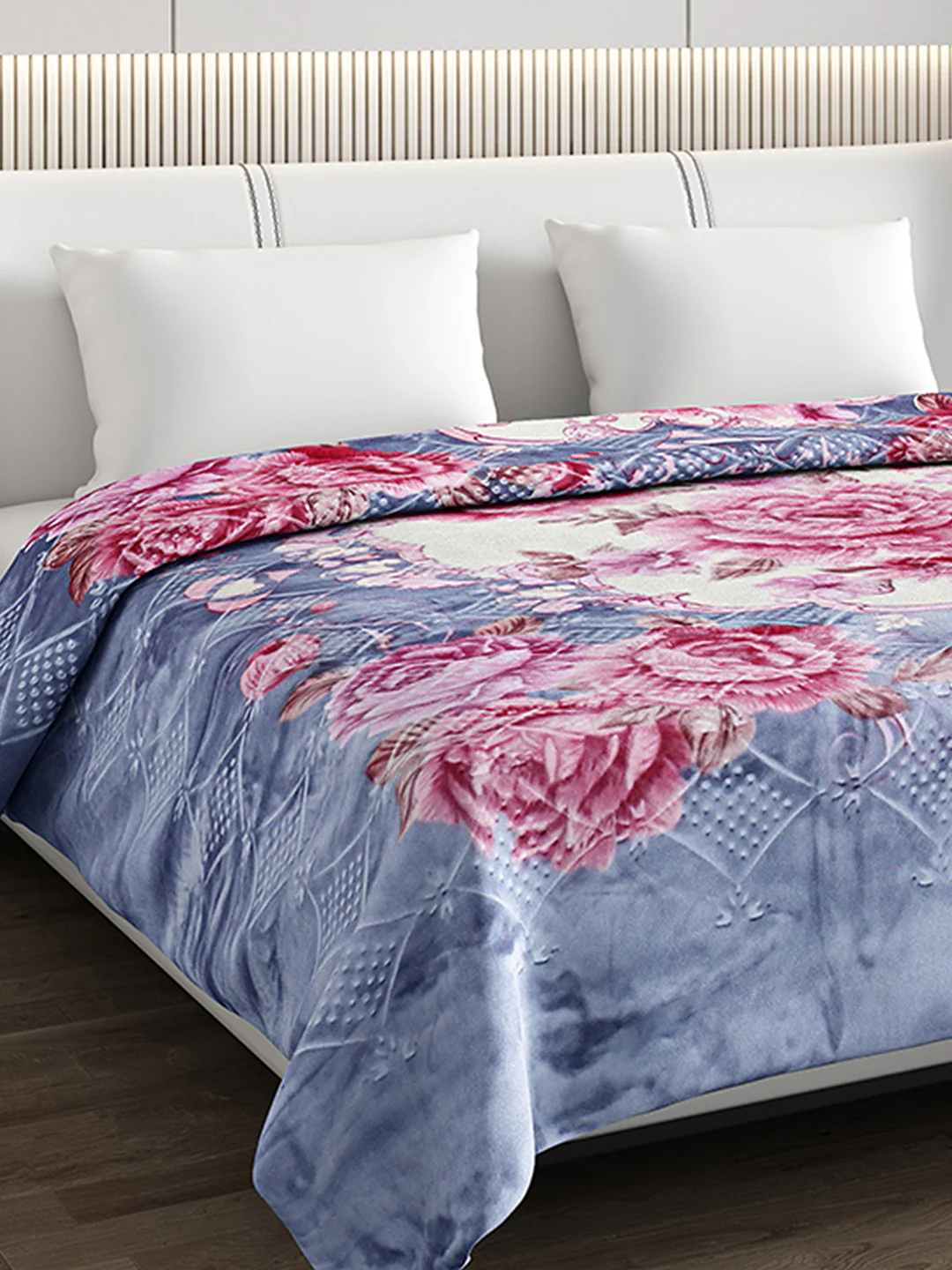 Printed Double Bed Blanket for Heavy Winter -2 Ply - Image 6