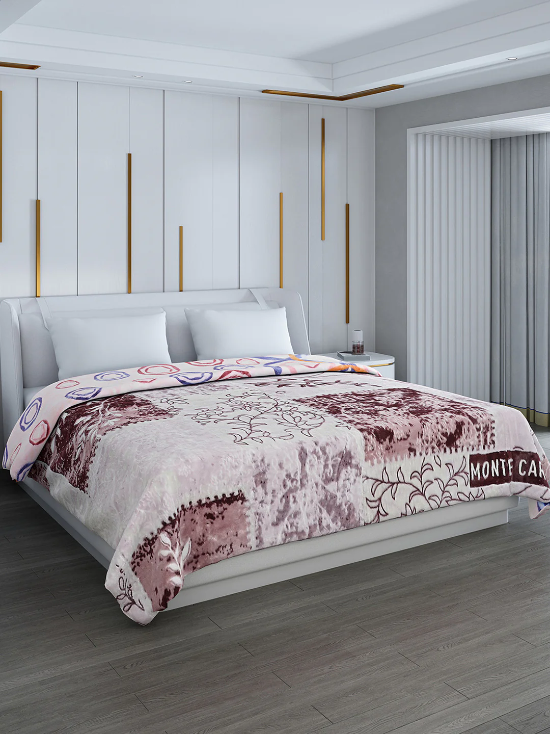 Printed Double Bed Blanket for Heavy Winter -2 Ply - Image 5