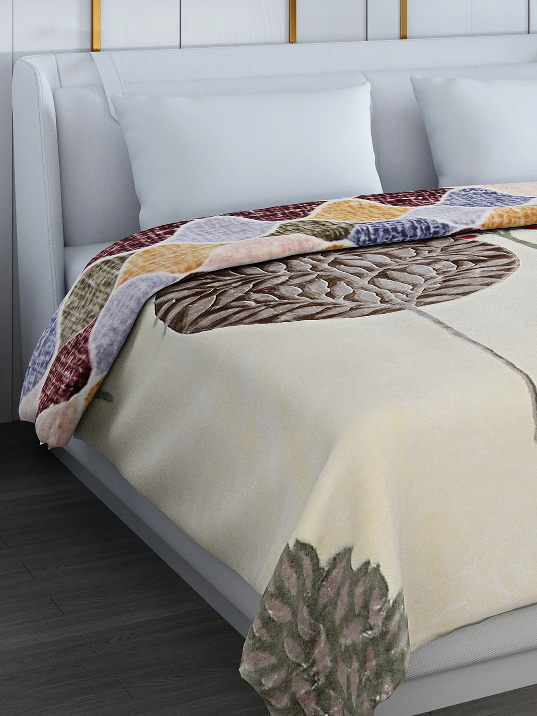 Printed Double Bed Blanket for Heavy Winter -2 Ply - Image 6