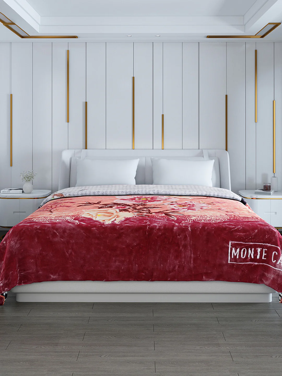 Printed Double Bed Blanket for Heavy Winter -2 Ply - Image 2