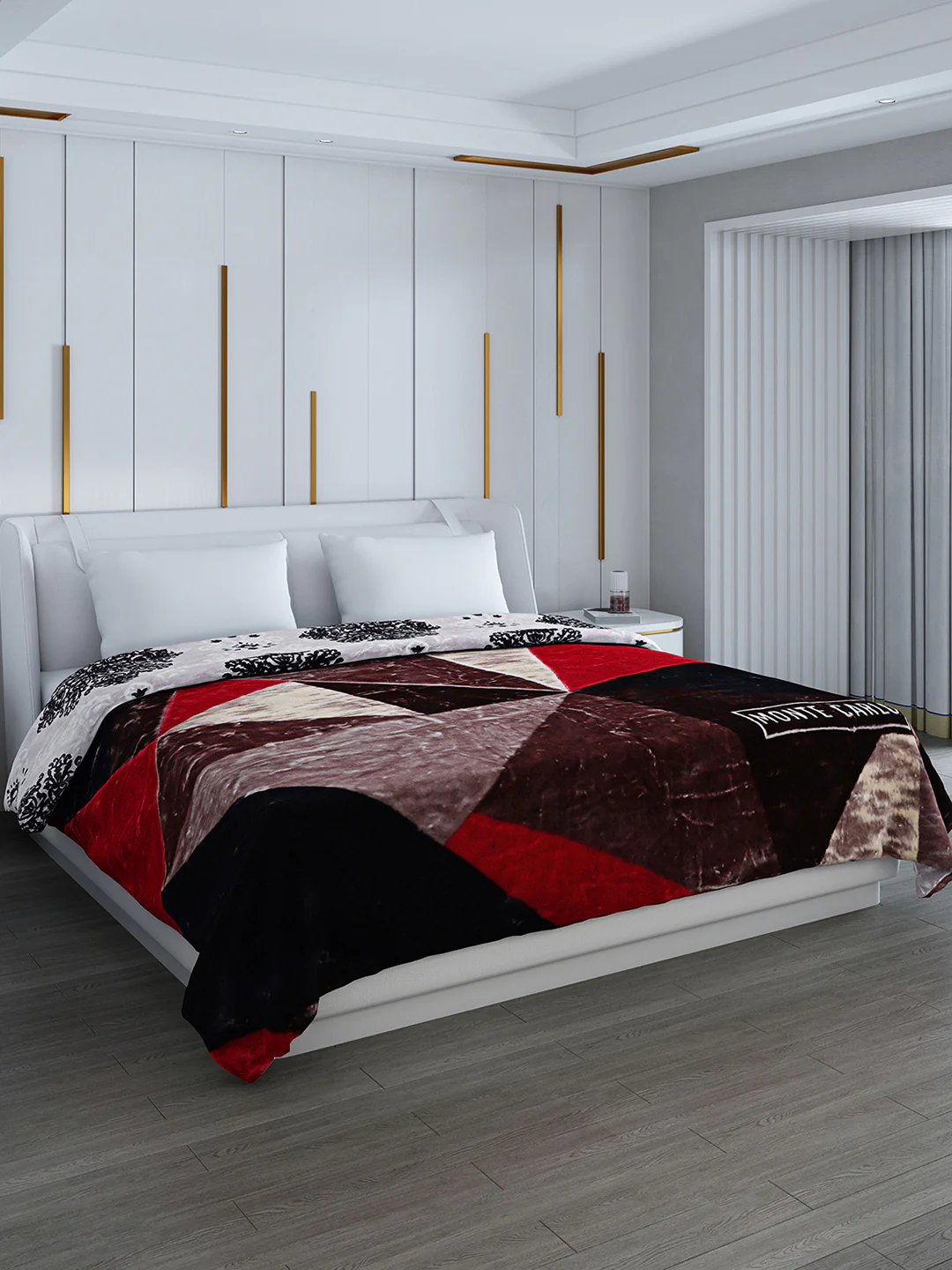 Printed Double Bed Blanket for Heavy Winter -2 Ply - Image 4