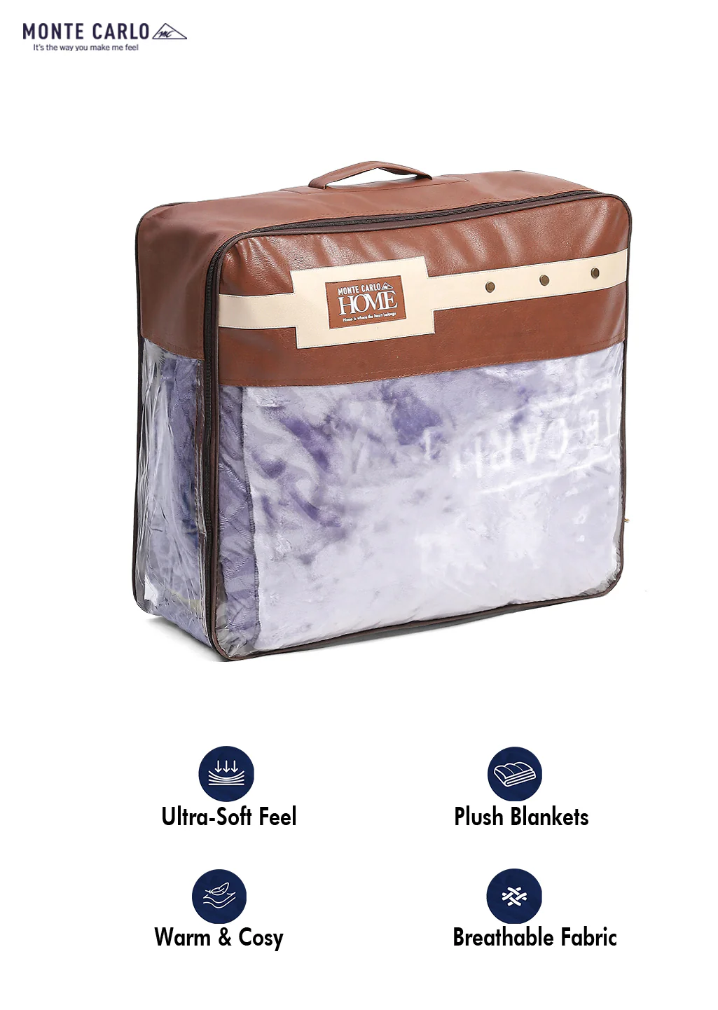 Printed Double Bed Blanket for Heavy Winter -2 Ply - Image 12