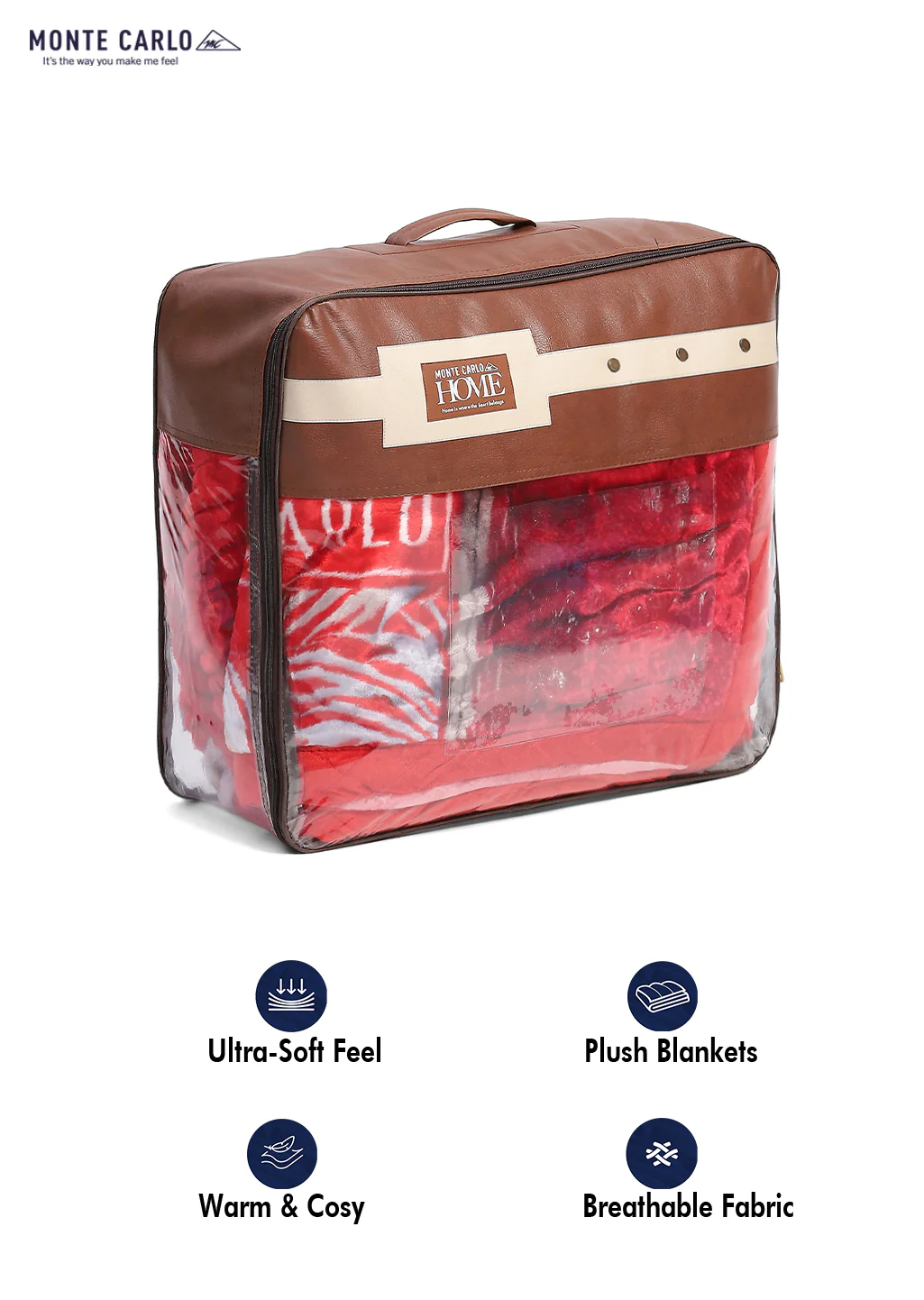 Printed Double Bed Blanket for Heavy Winter -2 Ply - Image 12