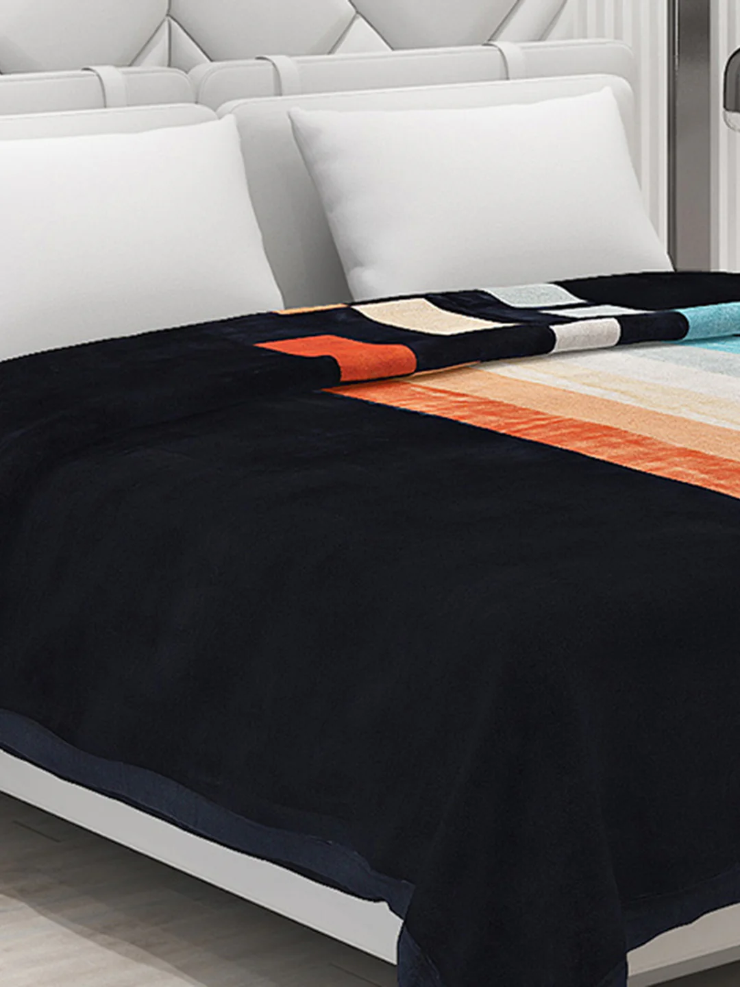 Printed Double Bed Blanket for Heavy Winter -3 Ply - Image 4