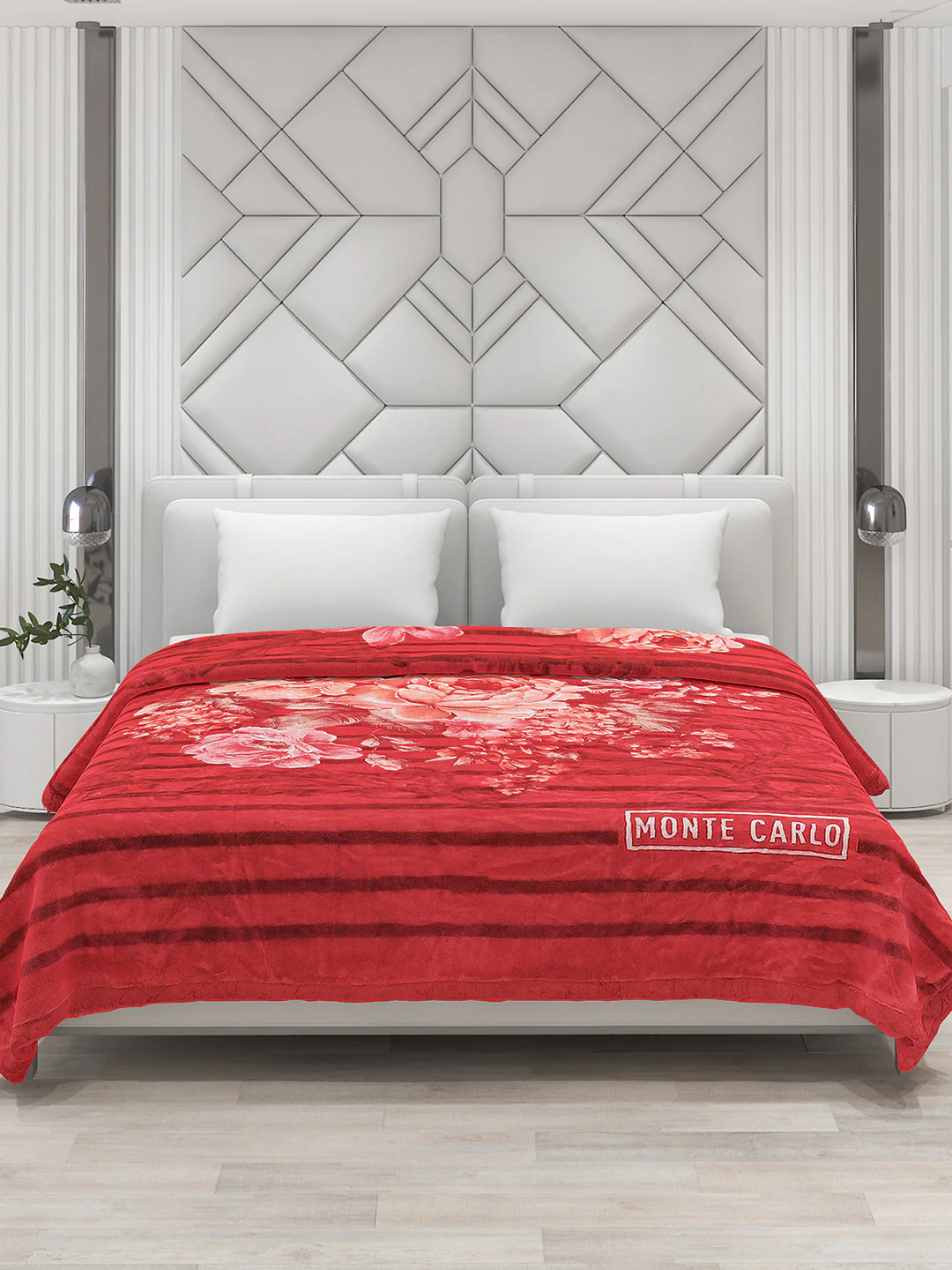 Printed Double Bed Blanket for Heavy Winter -3 Ply - Image 3