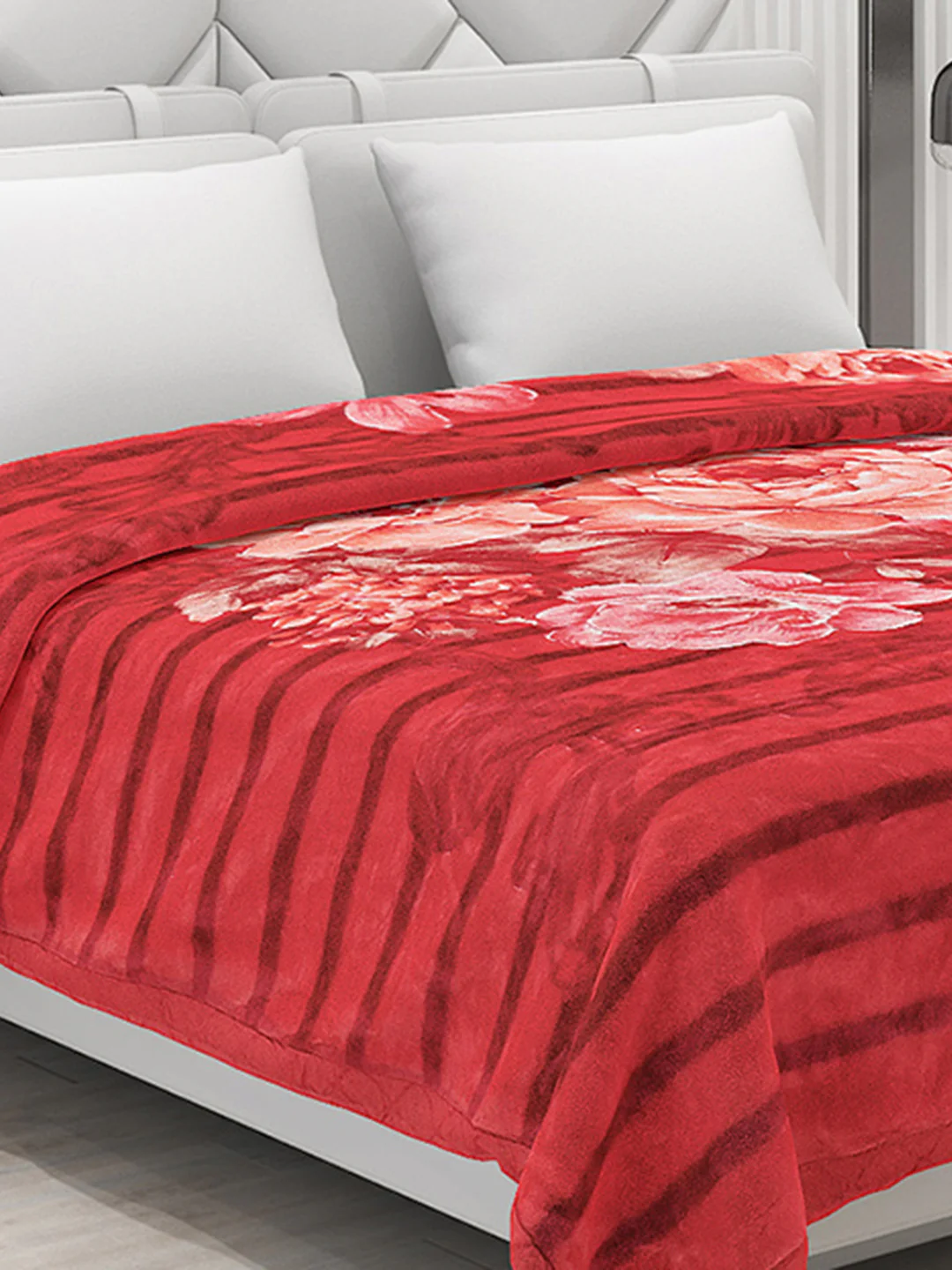 Printed Double Bed Blanket for Heavy Winter -3 Ply - Image 4