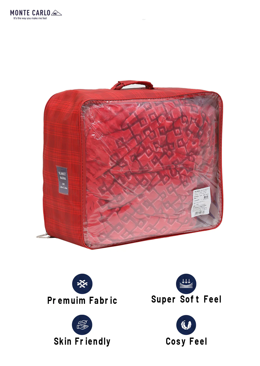 Printed Double Bed Blanket for Heavy Winter -3 Ply - Image 8