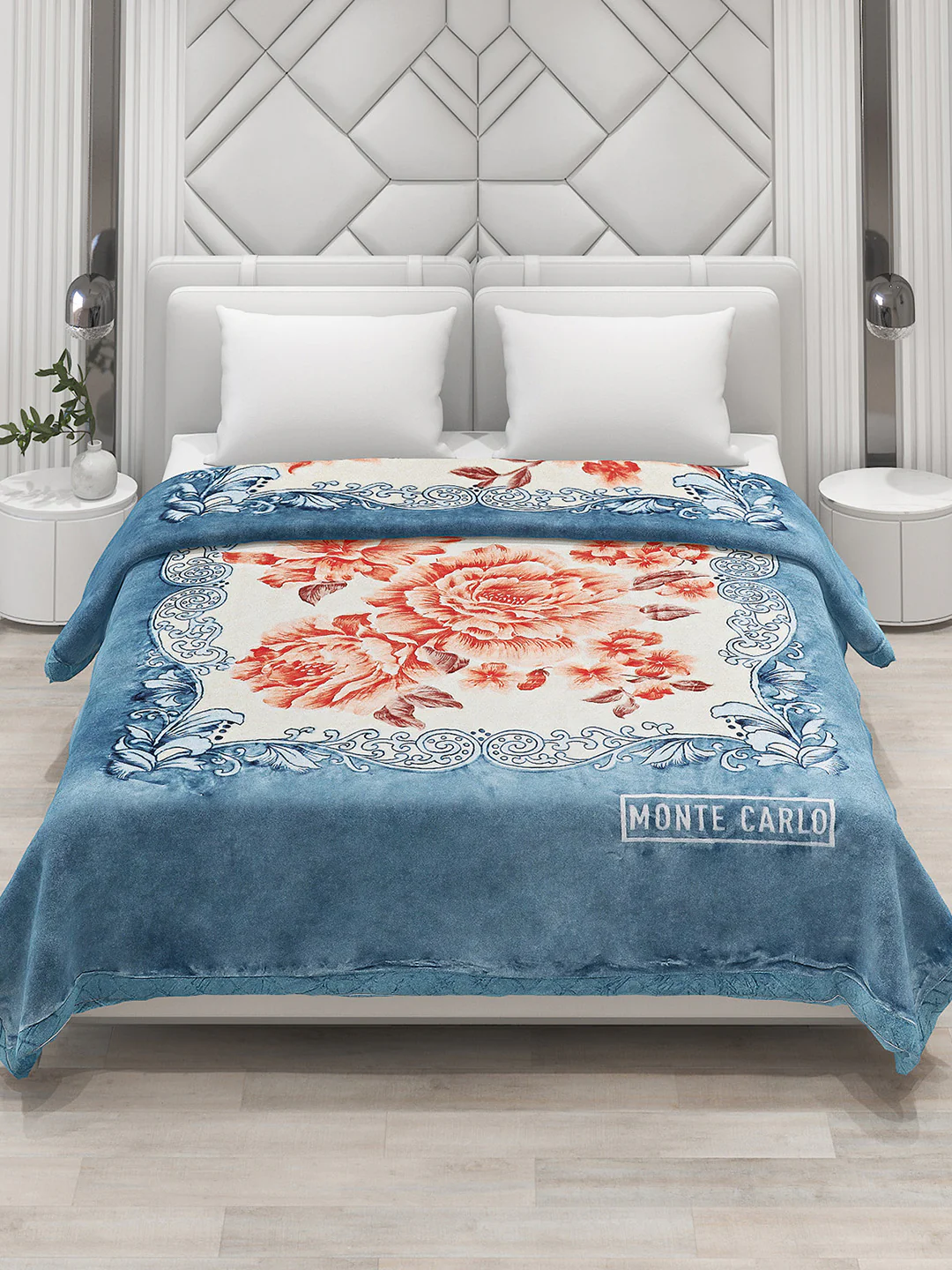 Printed Double Bed Blanket for Heavy Winter -3 Ply - Image 2