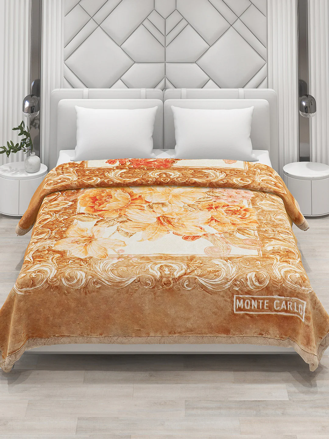Printed Double Bed Blanket for Heavy Winter -3 Ply - Image 2