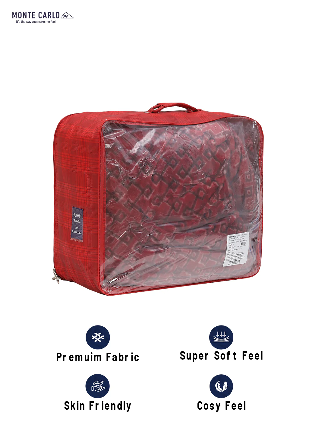 Printed Double Bed Blanket for Heavy Winter -3 Ply - Image 8