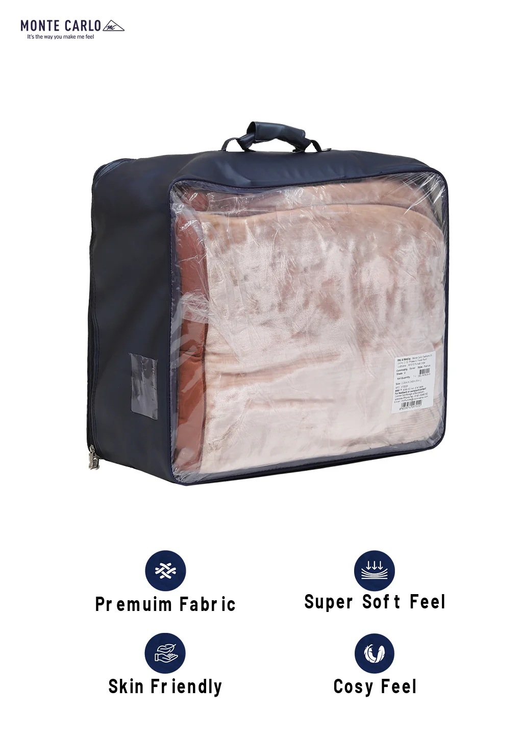 Printed Double Bed Blanket for Heavy Winter -3 Ply - Image 8