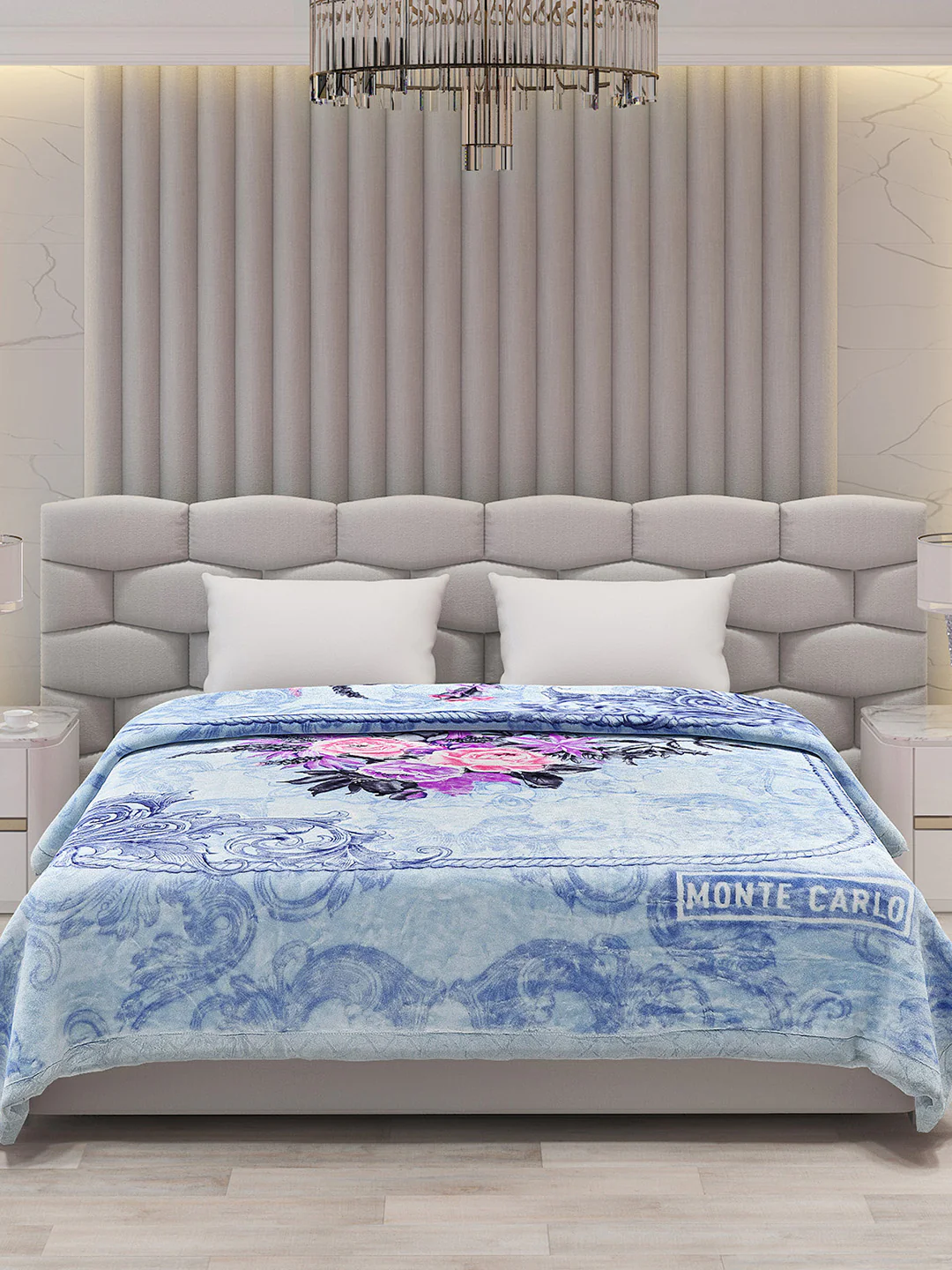 Printed Double Bed Blanket for Heavy Winter -3 Ply - Image 3