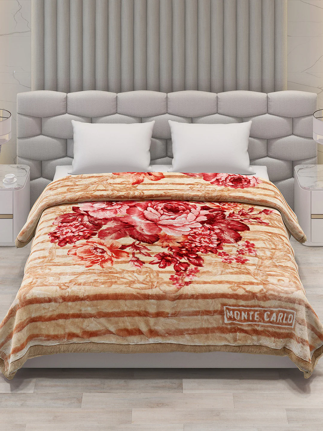 Printed Double Bed Blanket for Heavy Winter -3 Ply - Image 2