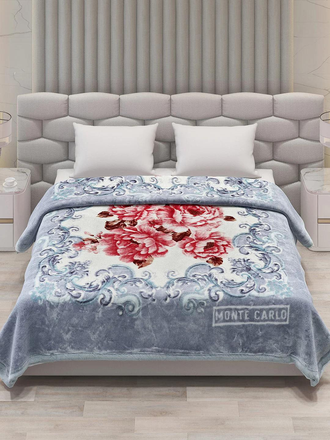 Printed Double Bed Blanket for Heavy Winter -3 Ply - Image 2