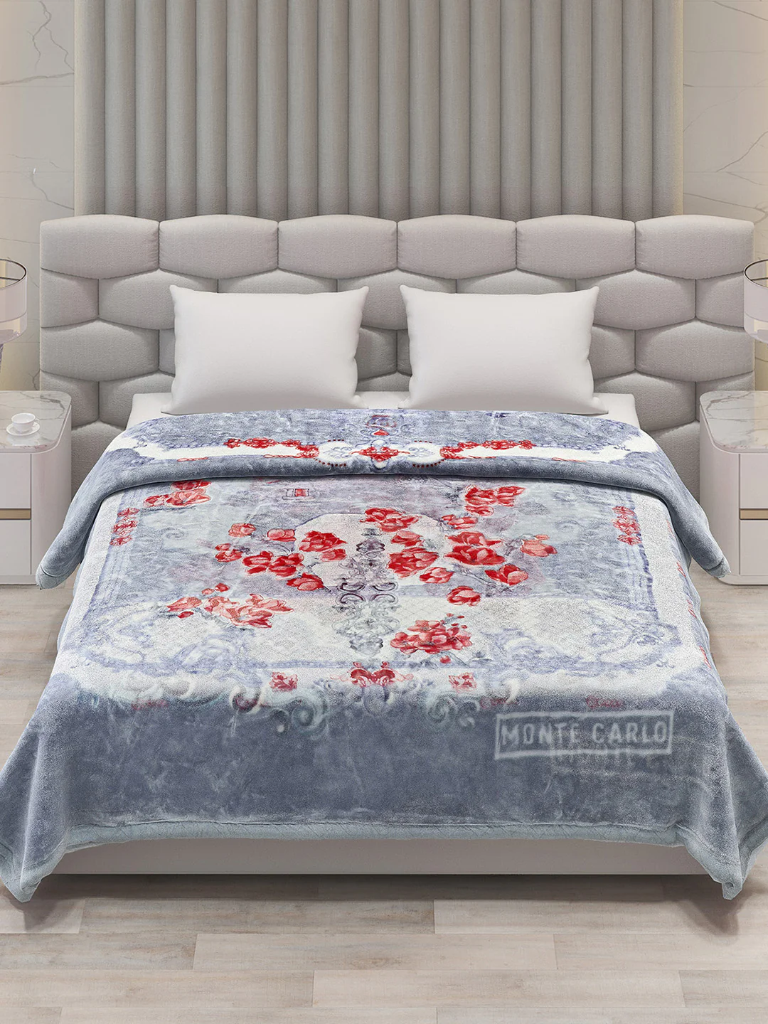 Printed Double Bed Blanket for Heavy Winter -3 Ply - Image 2