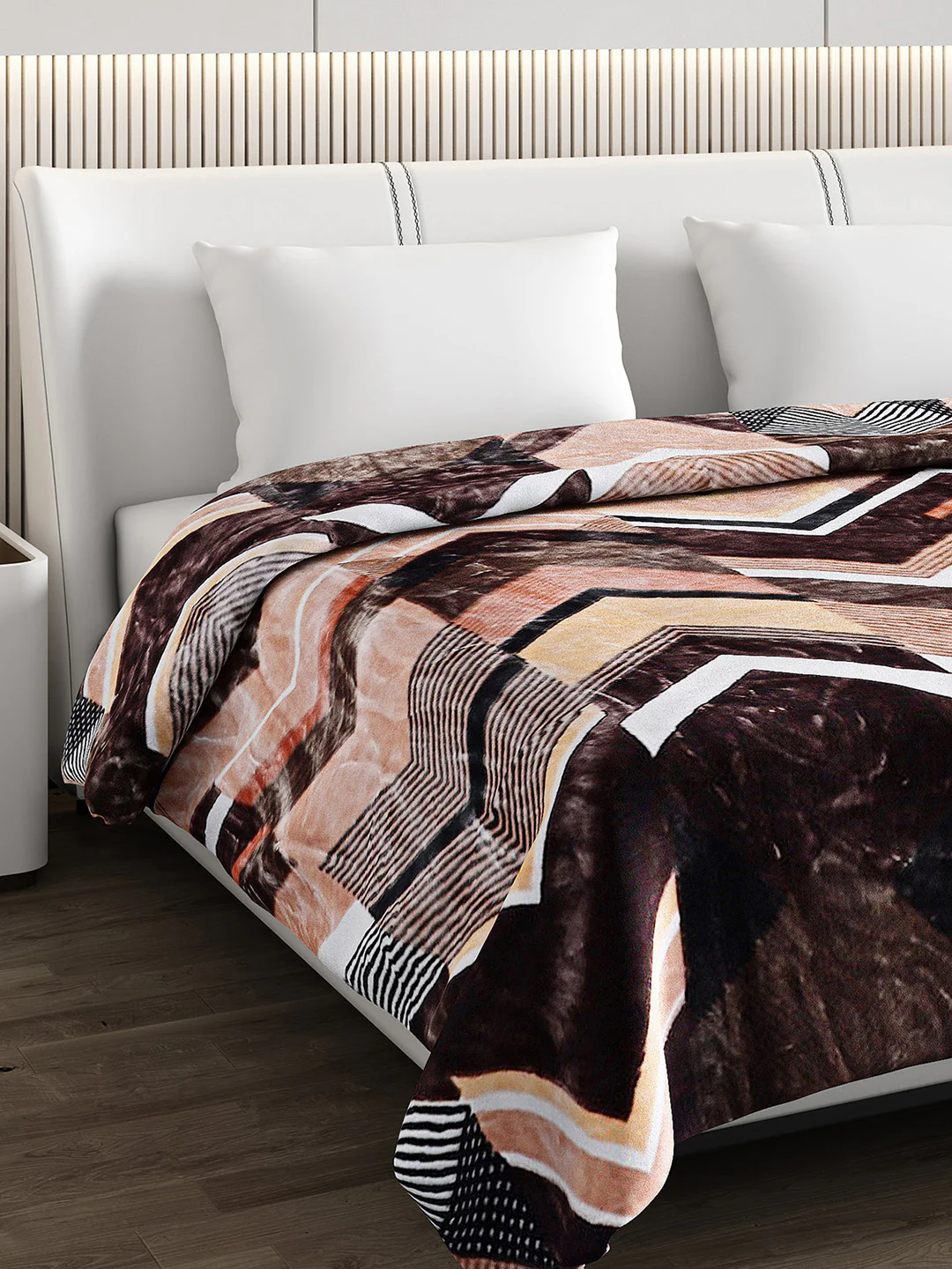 Printed Double Bed Blanket for Heavy Winter -3 Ply - Image 4