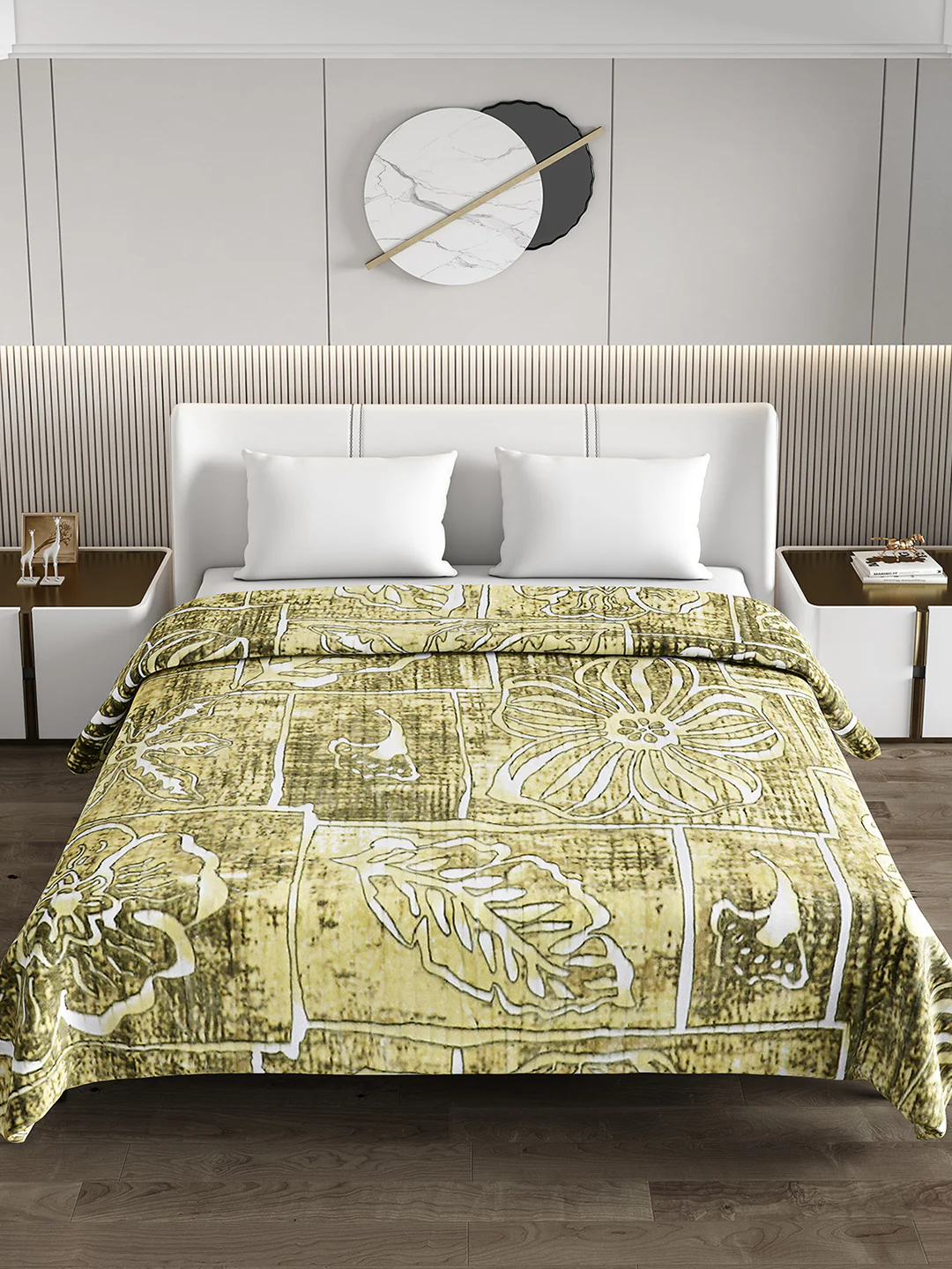 Printed Double Bed Blanket for Heavy Winter -3 Ply - Image 3