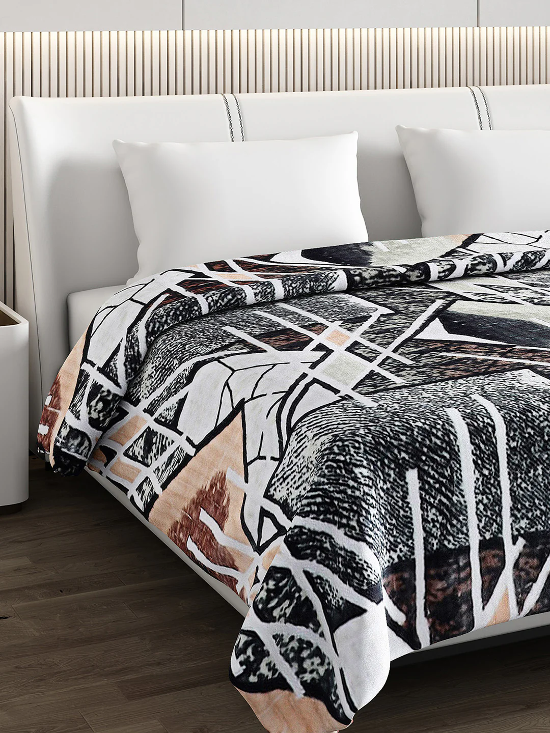 Printed Double Bed Blanket for Heavy Winter -3 Ply - Image 4