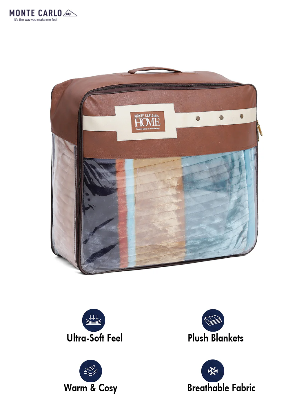 Printed Double Bed Blanket for Heavy Winter -3 Ply - Image 8