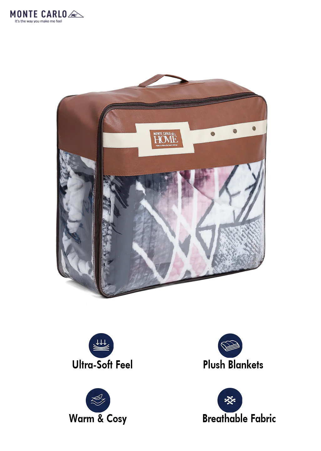 Printed Double Bed Blanket for Heavy Winter -3 Ply - Image 8