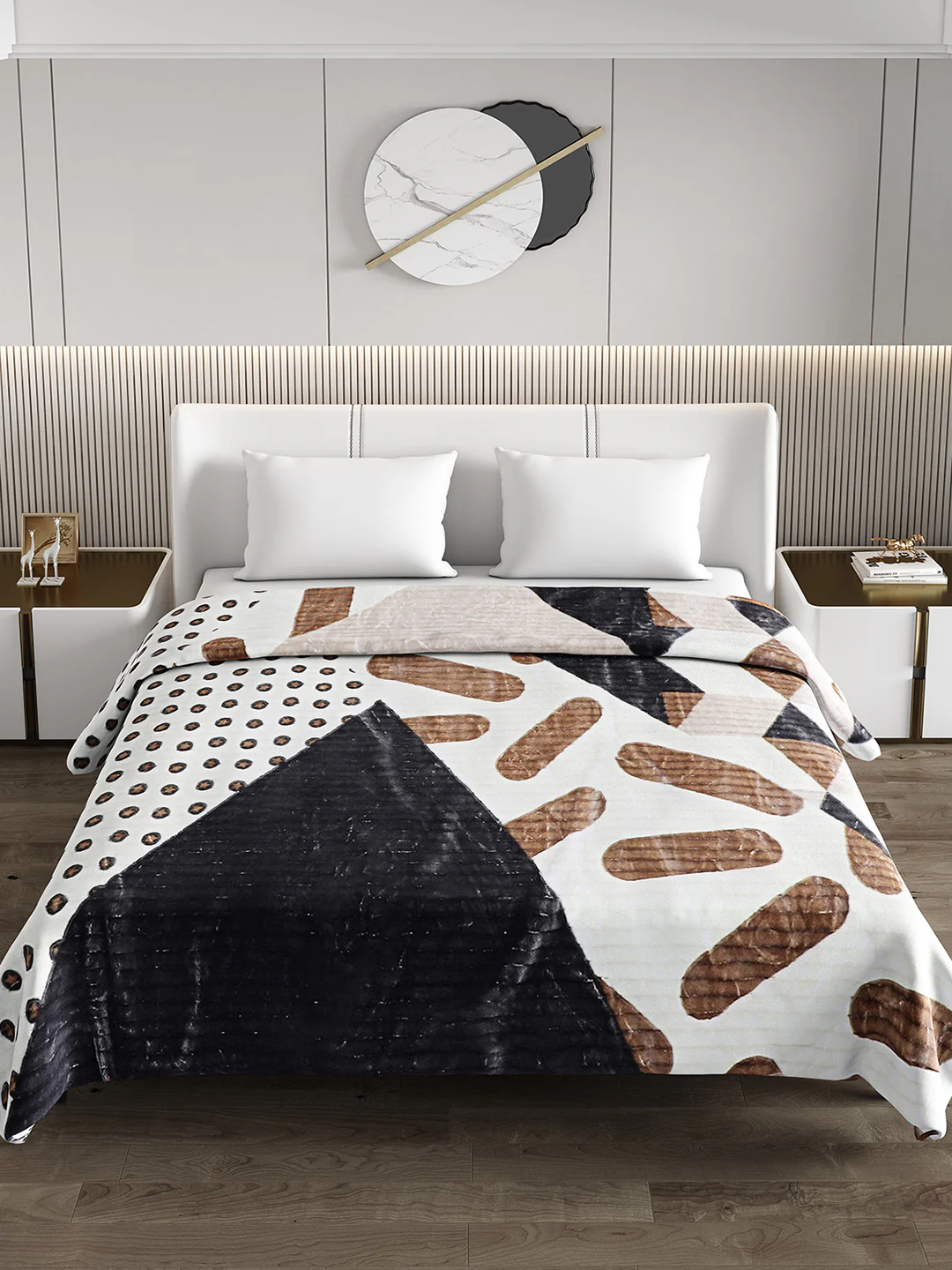 Printed Double Bed Blanket for Heavy Winter -3 Ply - Image 3