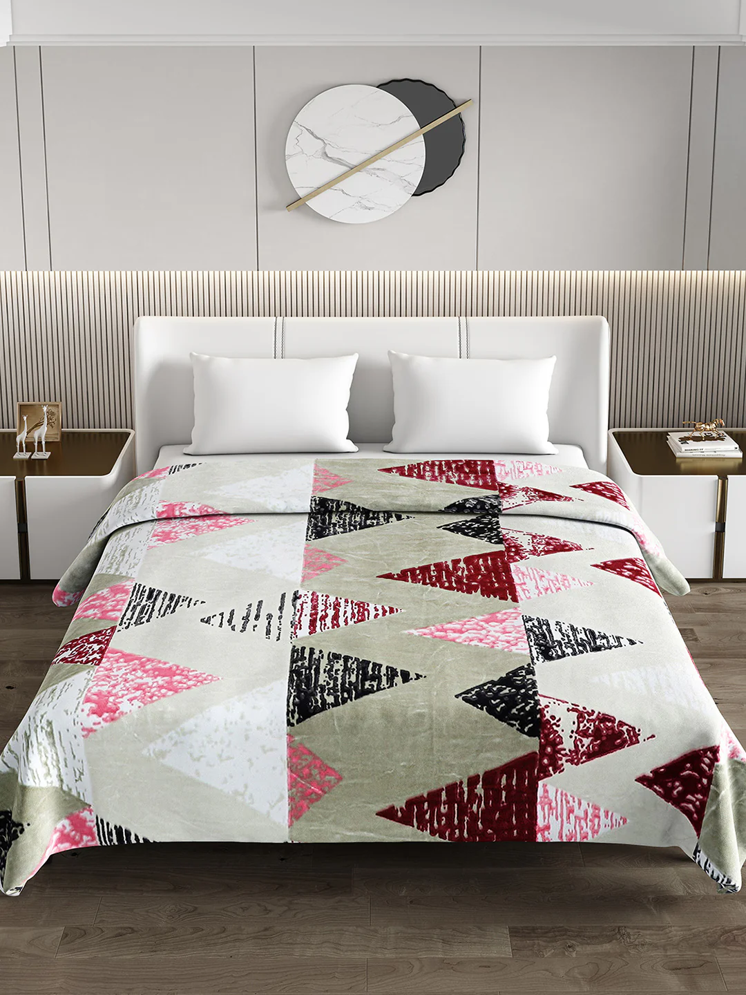 Printed Double Bed Blanket for Heavy Winter -3 Ply - Image 3