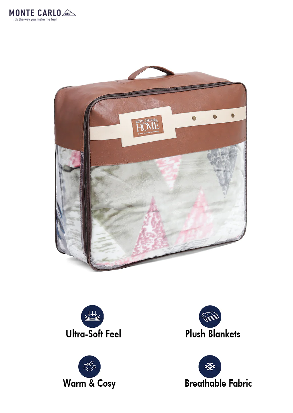 Printed Double Bed Blanket for Heavy Winter -3 Ply - Image 8