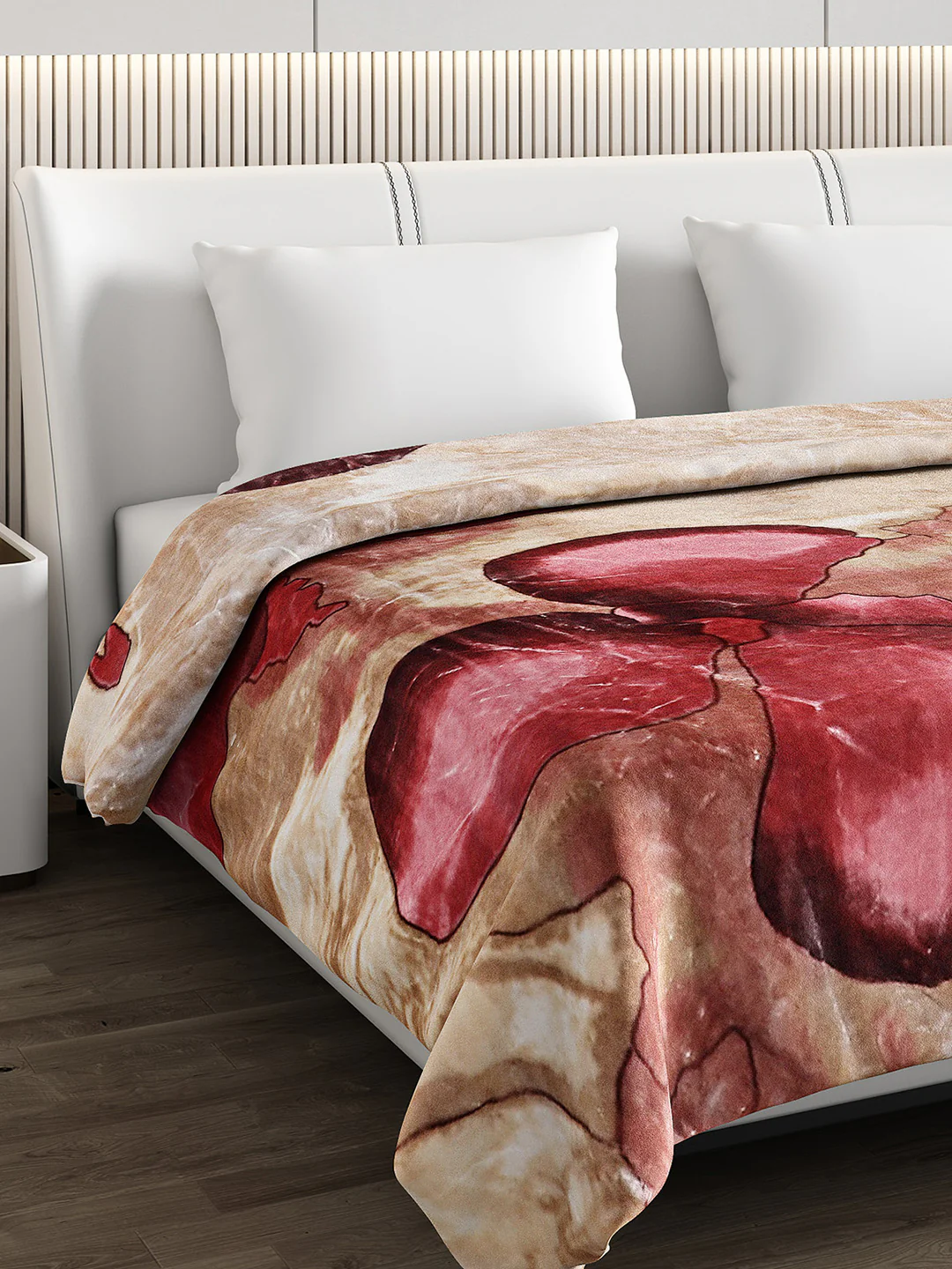 Printed Double Bed Blanket for Heavy Winter -3 Ply - Image 4