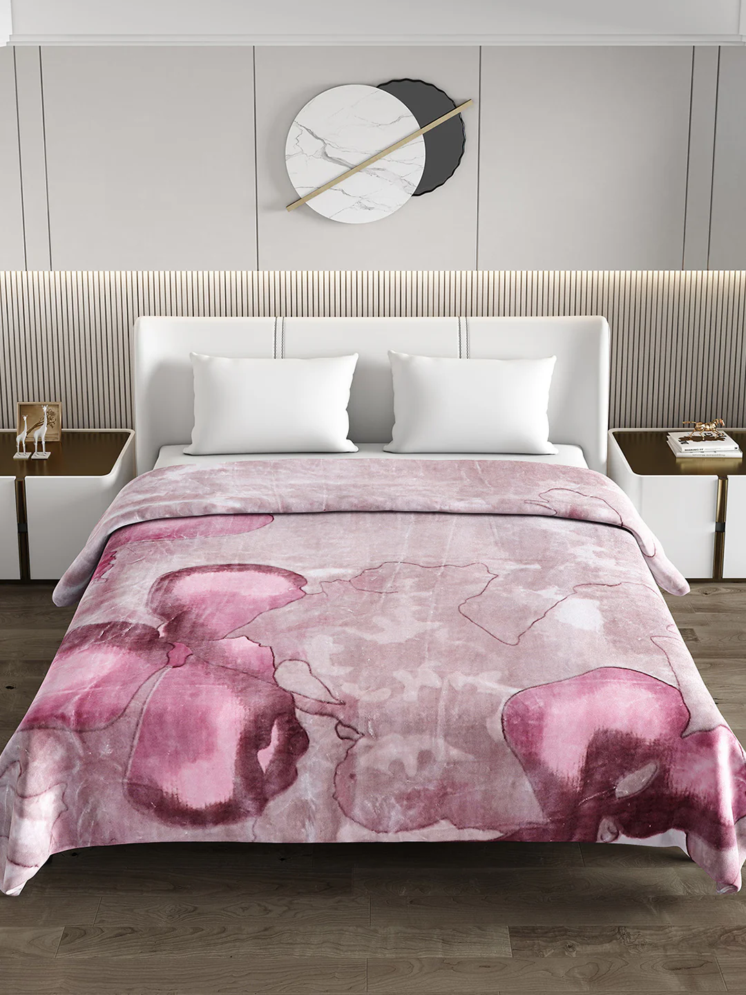 Printed Double Bed Blanket for Heavy Winter -3 Ply - Image 3