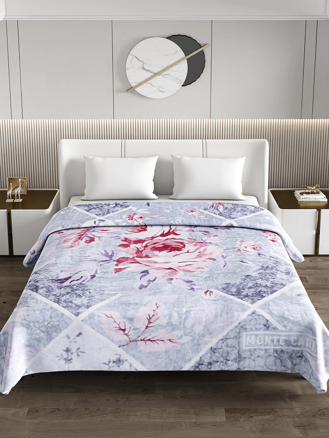 Printed Double Bed Blanket for Heavy Winter -3 Ply - Image 3