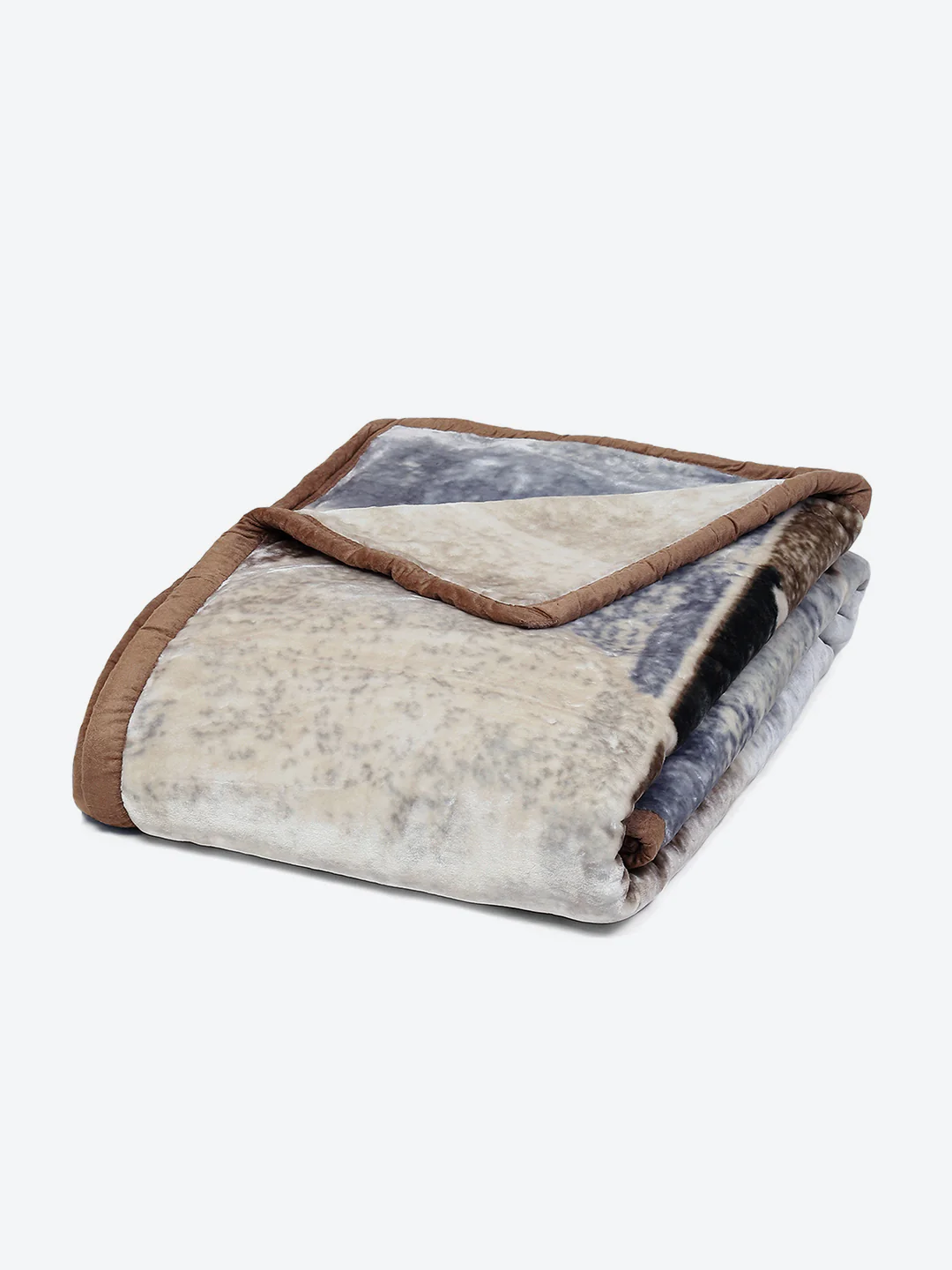 Printed Double Bed Blanket for Mild Winter -1 Ply - Image 5
