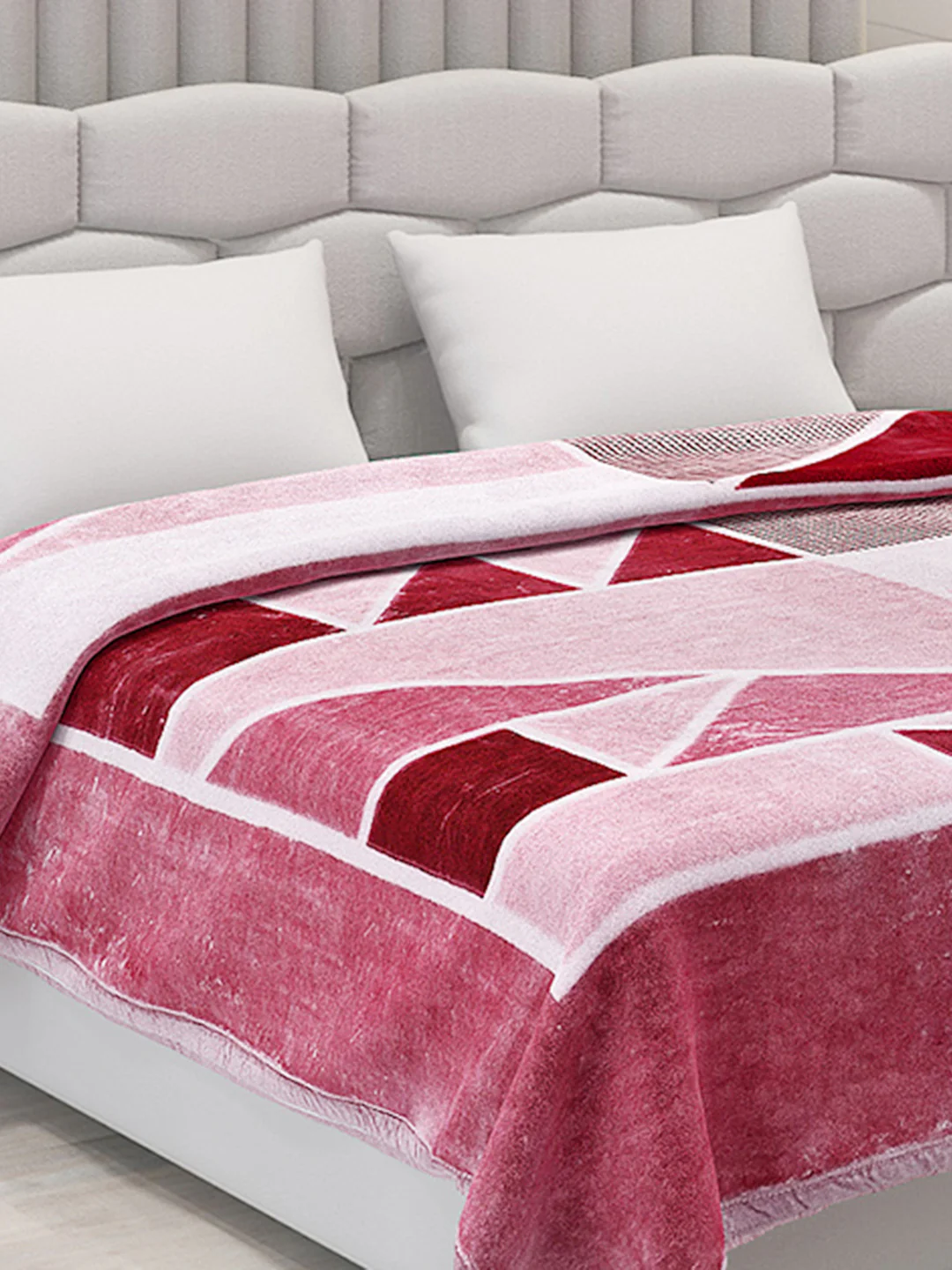 Printed Double Bed Blanket for Mild Winter -1 Ply - Image 4