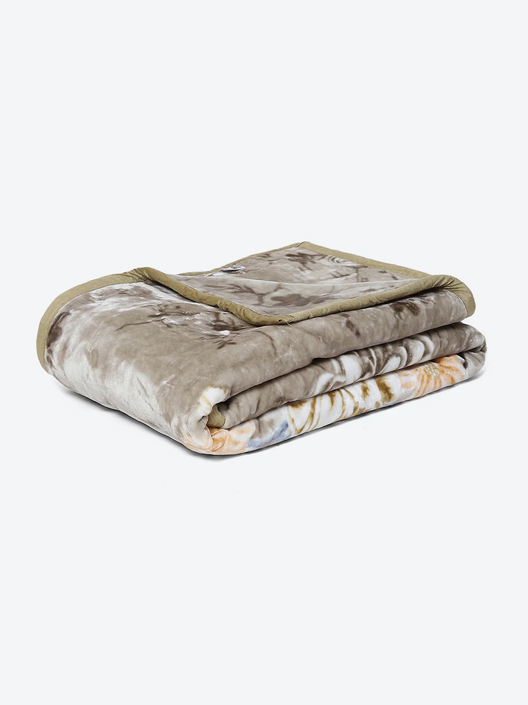 Printed Double Bed Blanket for Mild Winter -1 Ply - Image 5