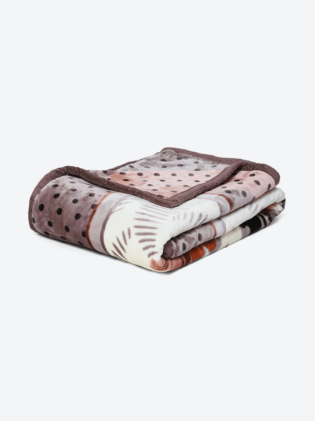 Printed Double Bed Blanket for Mild Winter -1 Ply - Image 5