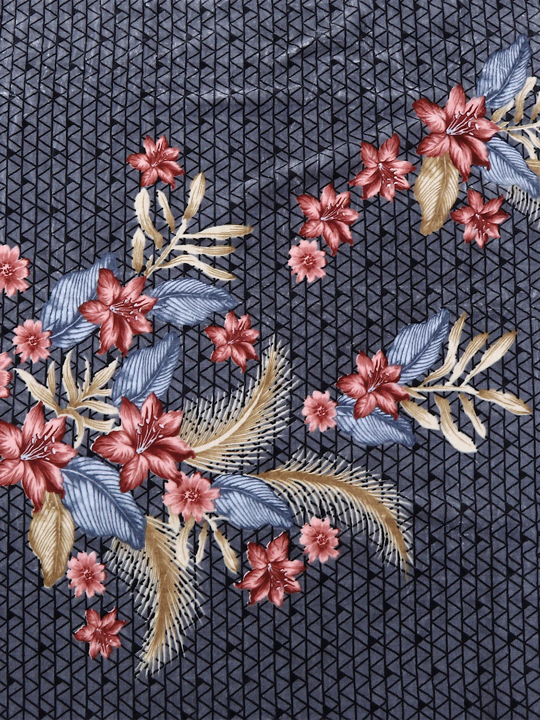 Printed Double Bed Blanket for Mild Winter -1 Ply - Image 6