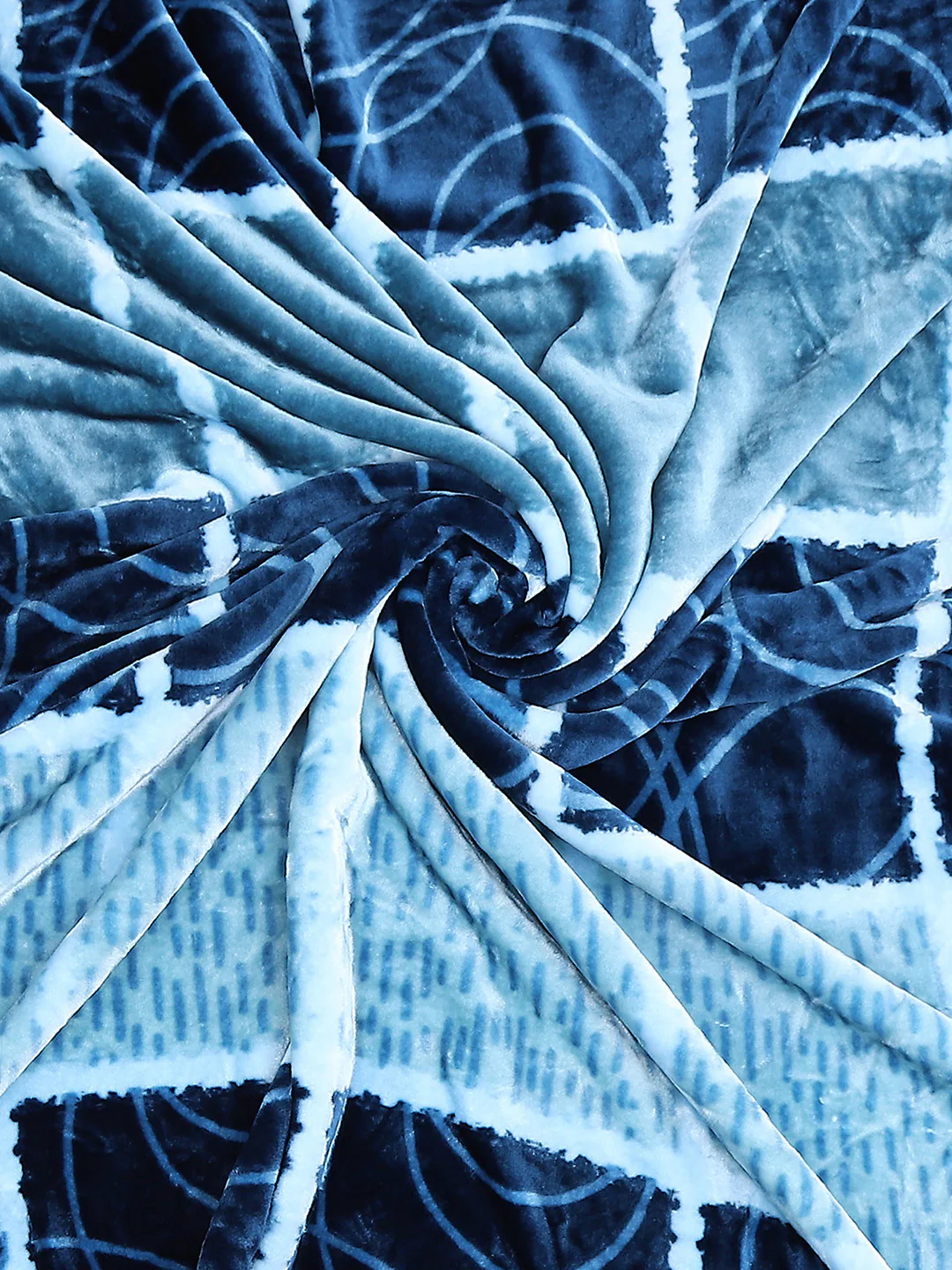 Printed Double Bed Blanket for Mild Winter -1 Ply - Image 7