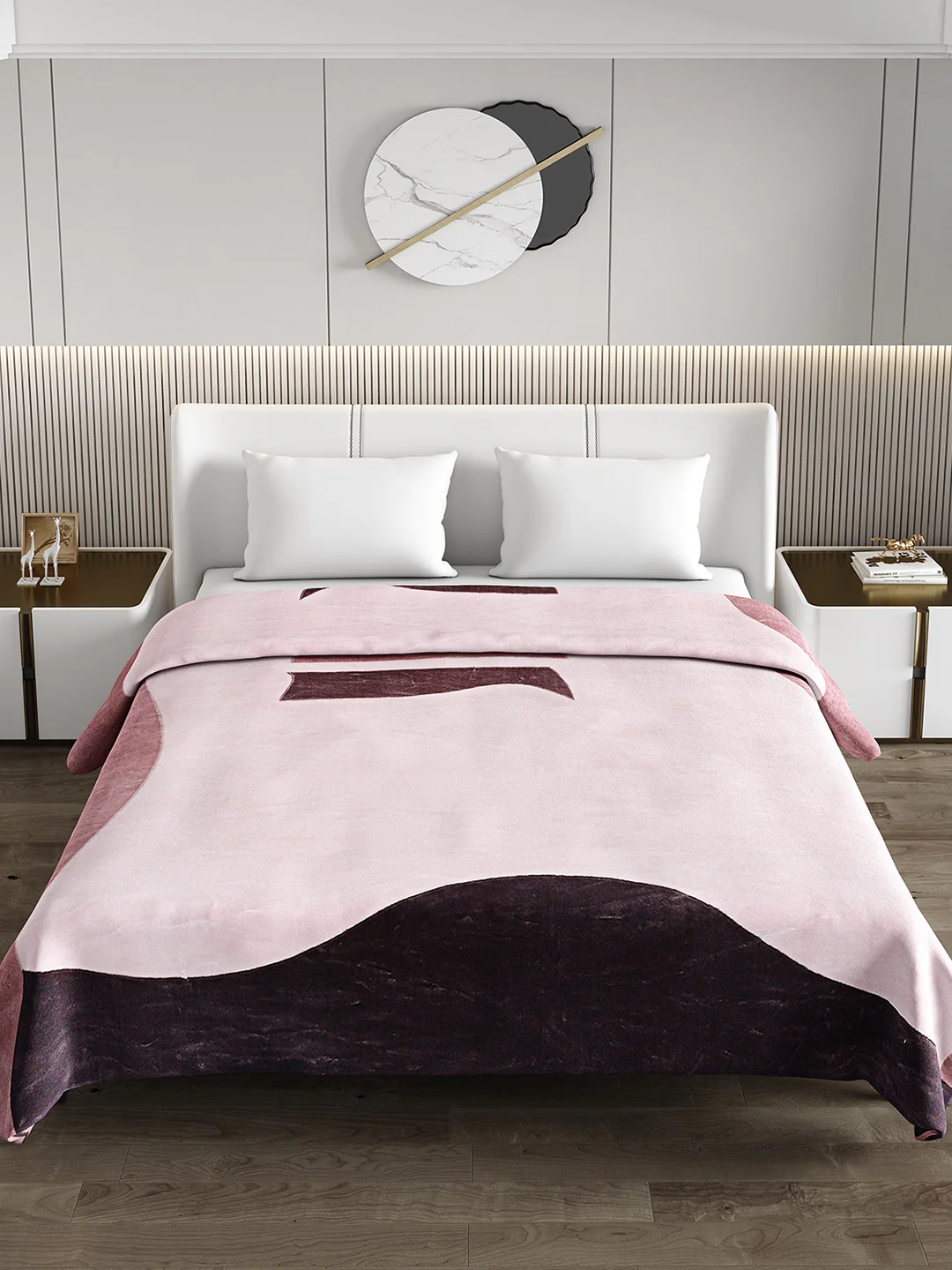 Printed Double Bed Blanket for Mild Winter -1 Ply - Image 3