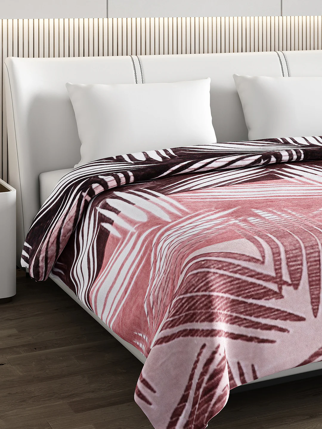 Printed Double Bed Blanket for Mild Winter -1 Ply - Image 4