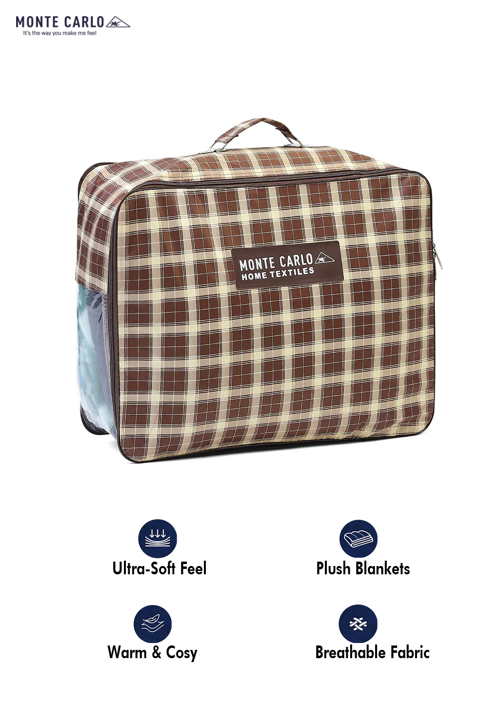 Printed Double Bed Blanket for Mild Winter -1 Ply - Image 8