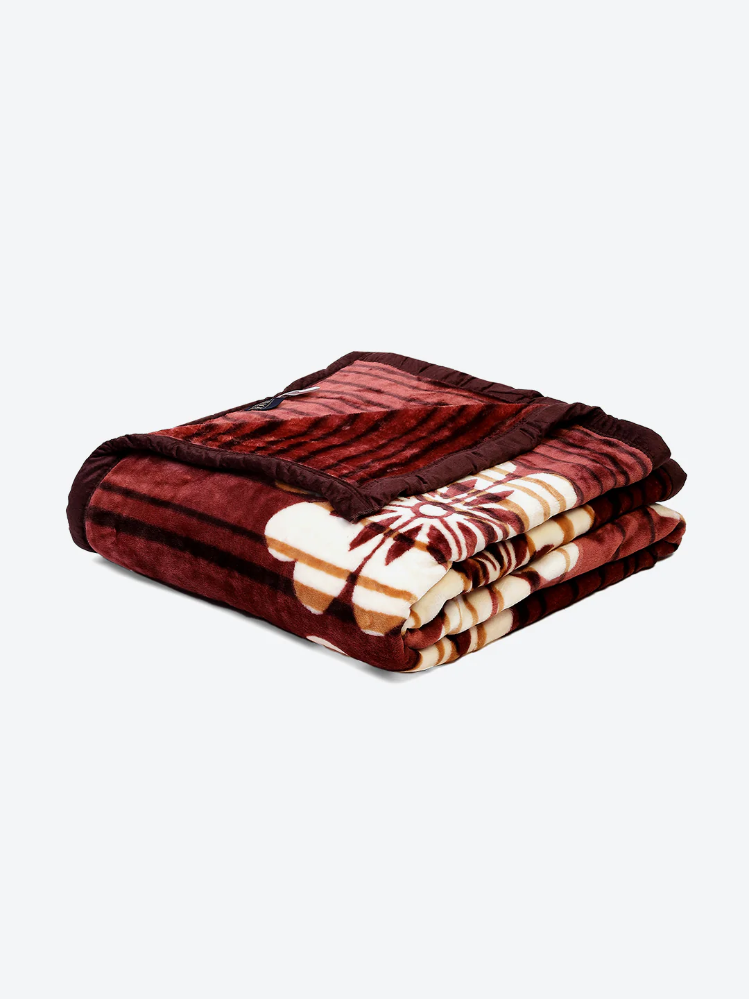 Printed Double Bed Blanket for Mild Winter -1 Ply - Image 5