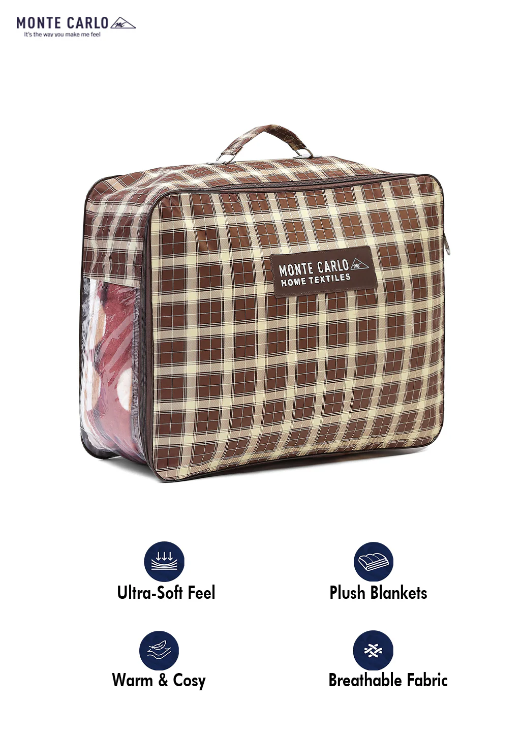 Printed Double Bed Blanket for Mild Winter -1 Ply - Image 8