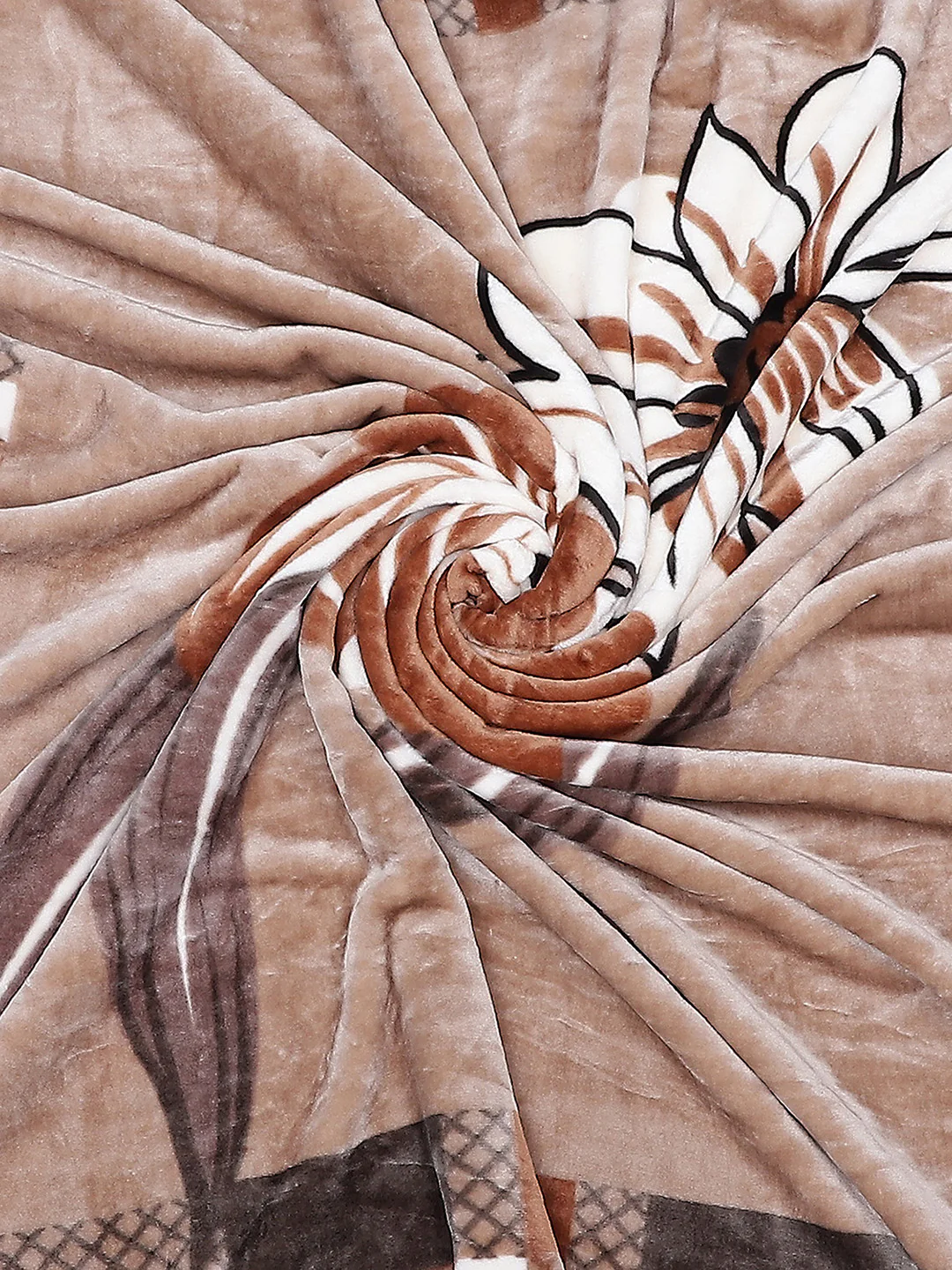 Printed Double Bed Blanket for Mild Winter -1 Ply - Image 7