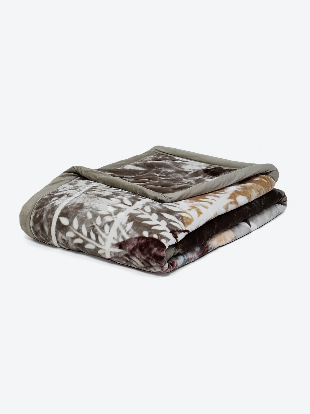 Printed Double Bed Blanket for Mild Winter -2 Ply - Image 5